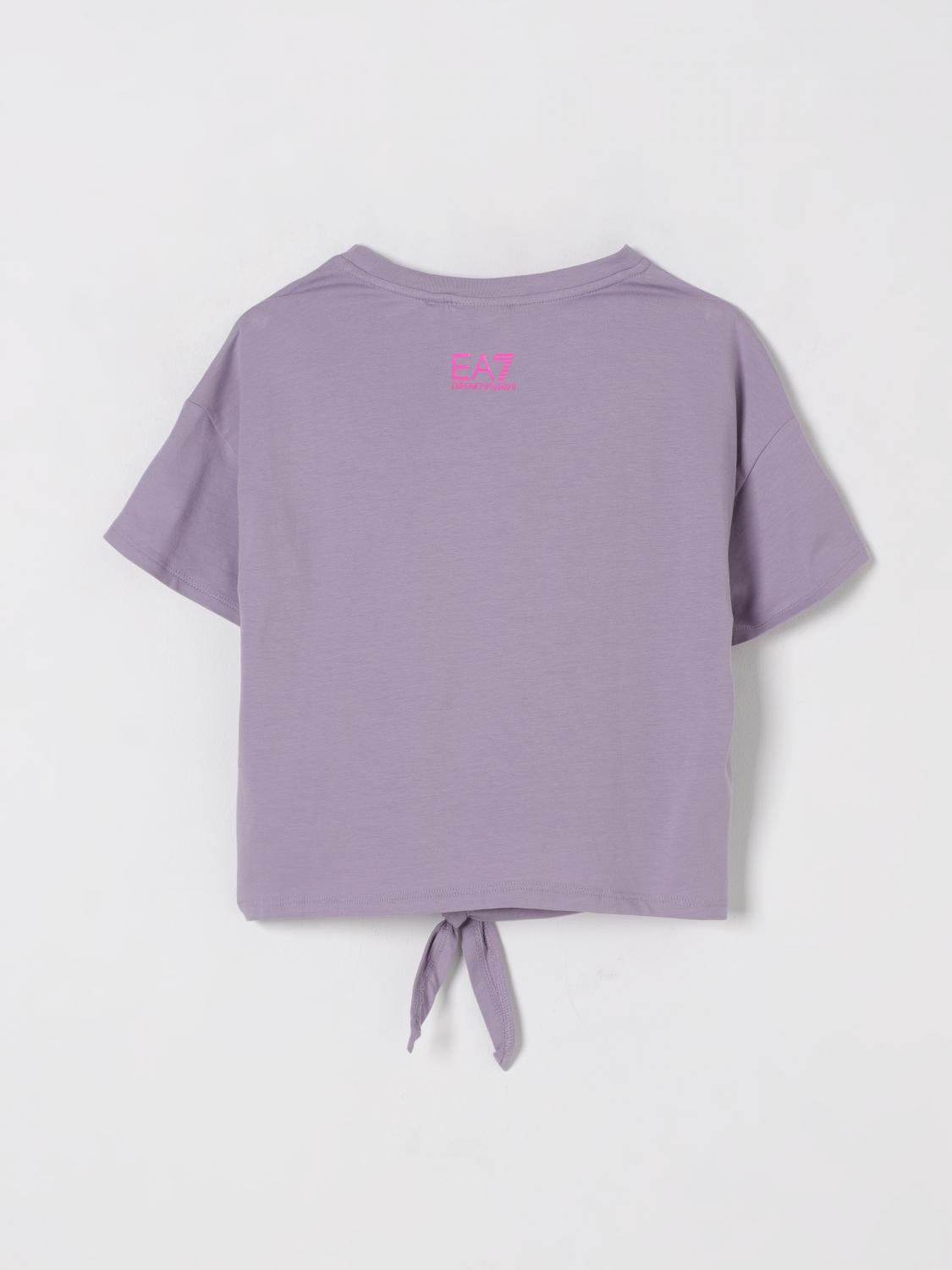 Ea7 T Shirt Kids Black