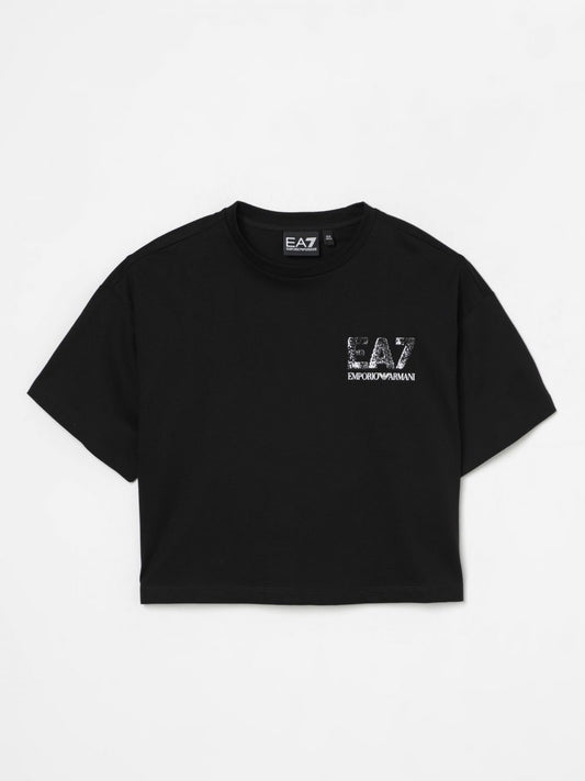 Ea7 T Shirt Kids Black