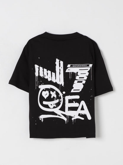 Ea7 T Shirt Kids Black