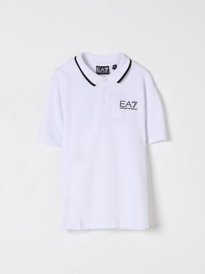 Ea7 Polo Shirt Kids Green