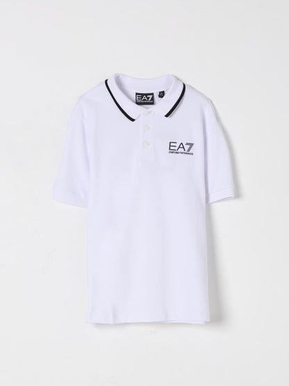 Ea7 Polo Shirt Kids Beige