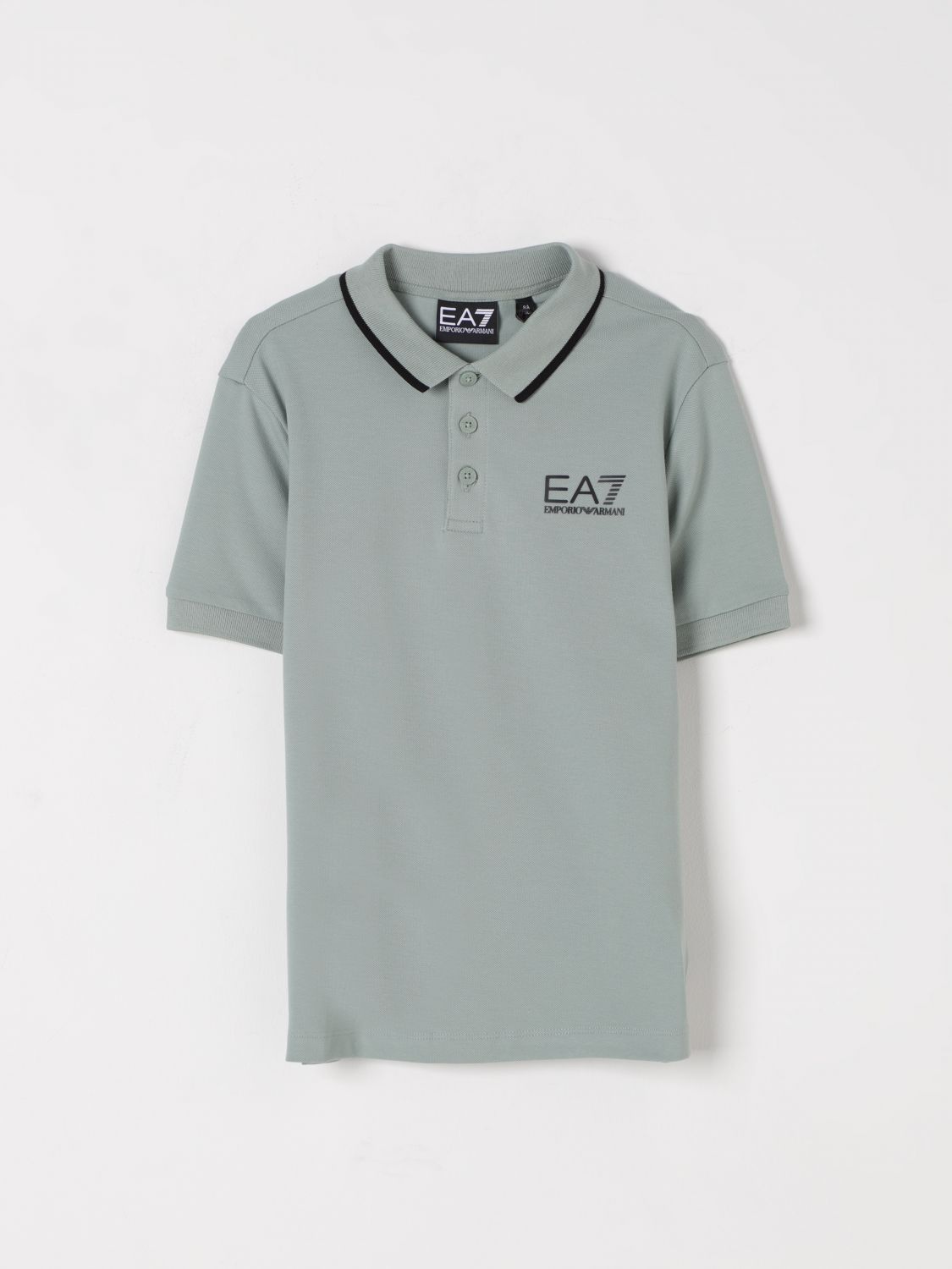 Ea7 Polo Shirt Kids Green