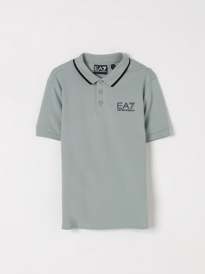 Ea7 Polo Shirt Kids Beige