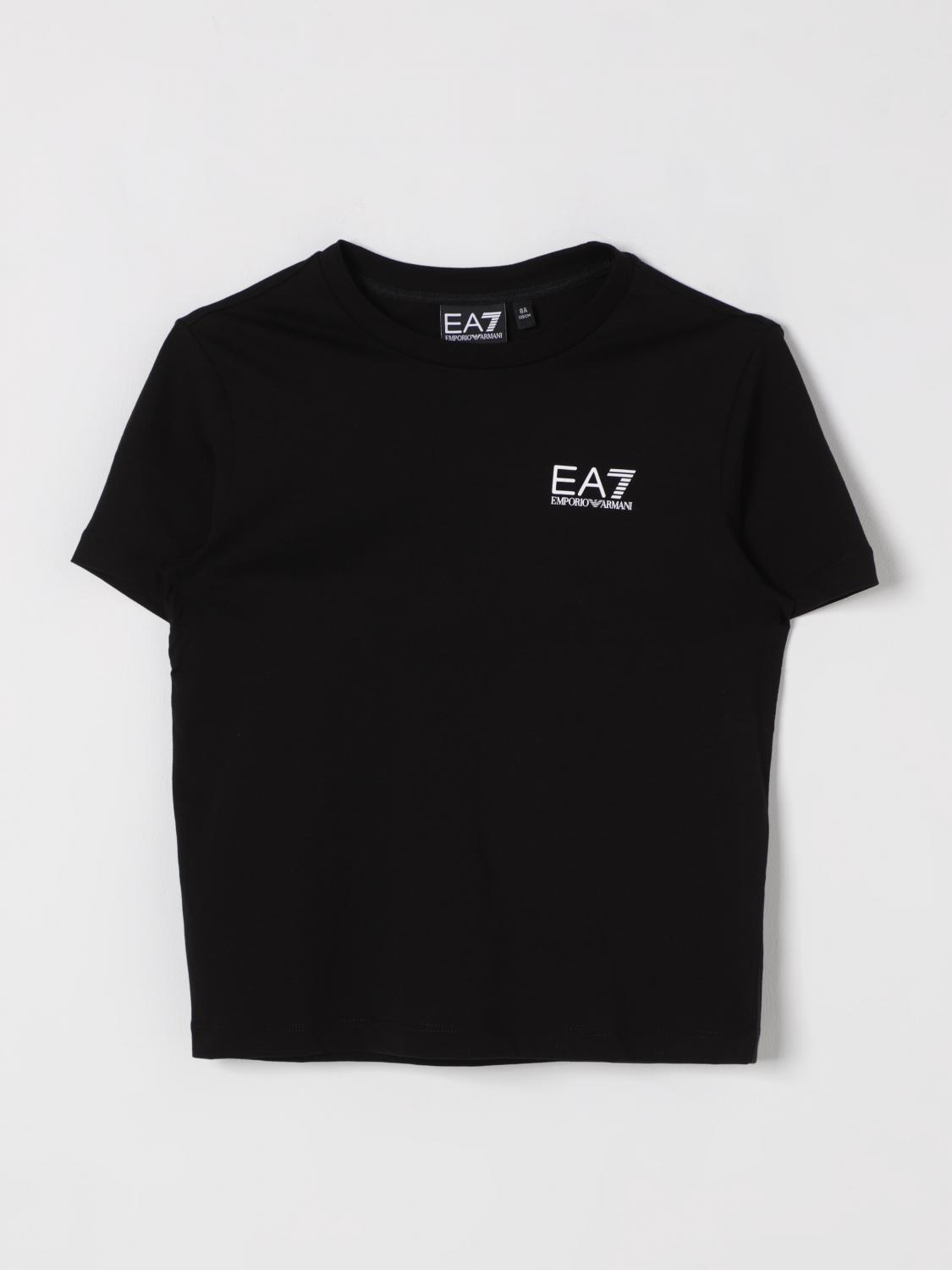 Ea7 T Shirt Kids Beige
