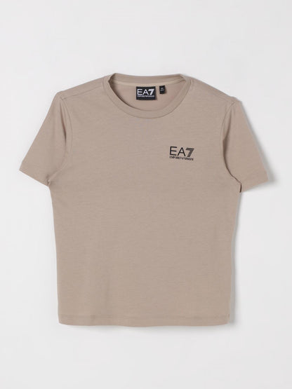Ea7 T Shirt Kids Beige