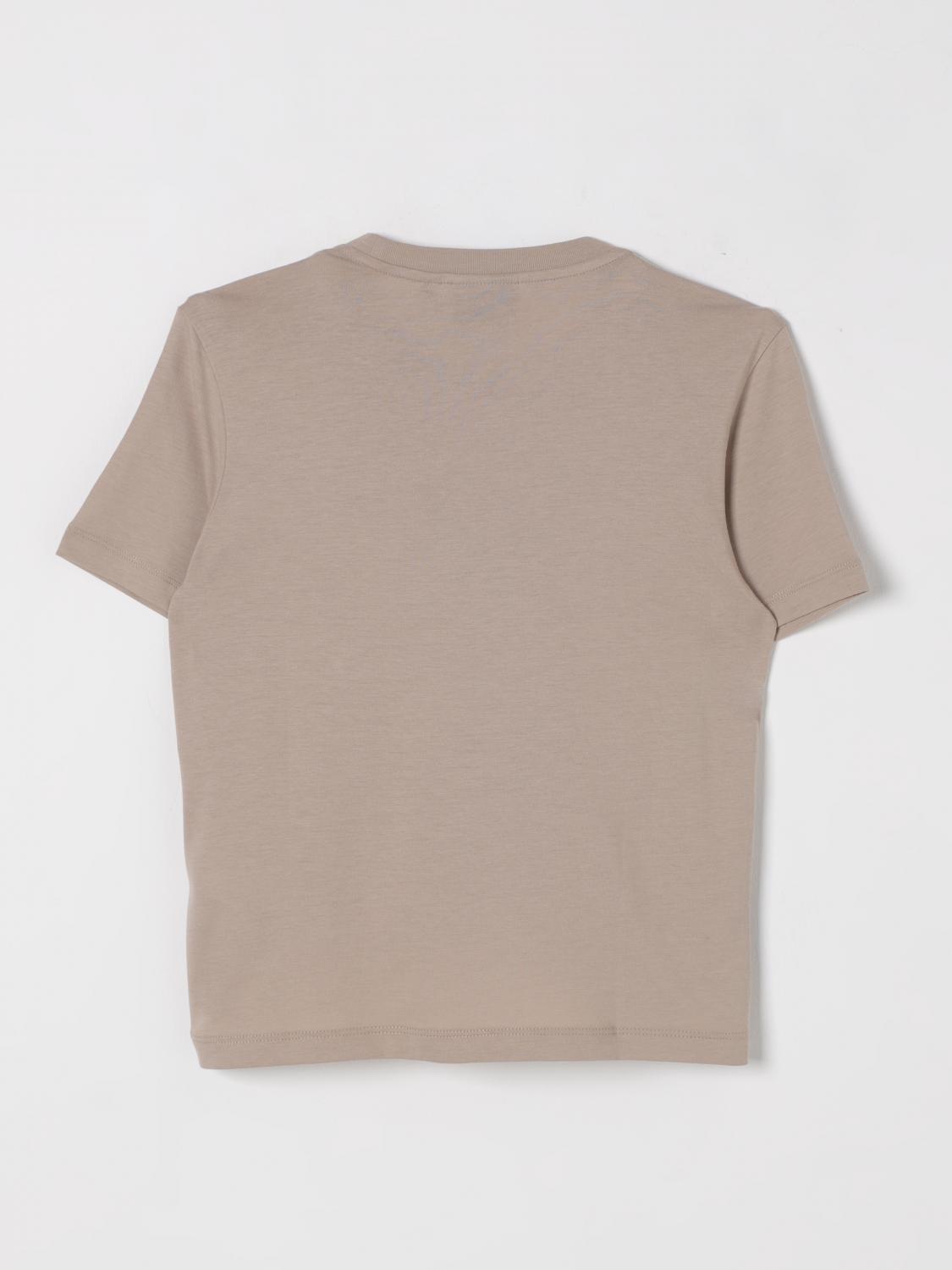 Ea7 T Shirt Kids Beige