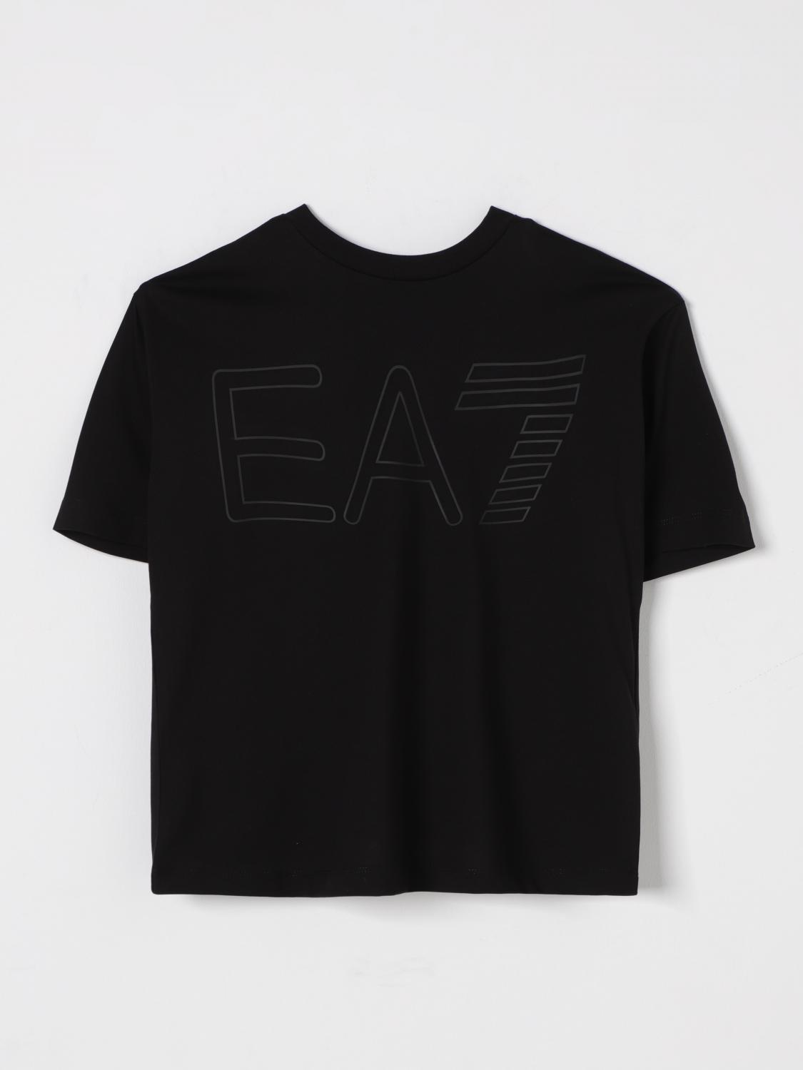 Ea7 T Shirt Kids Black