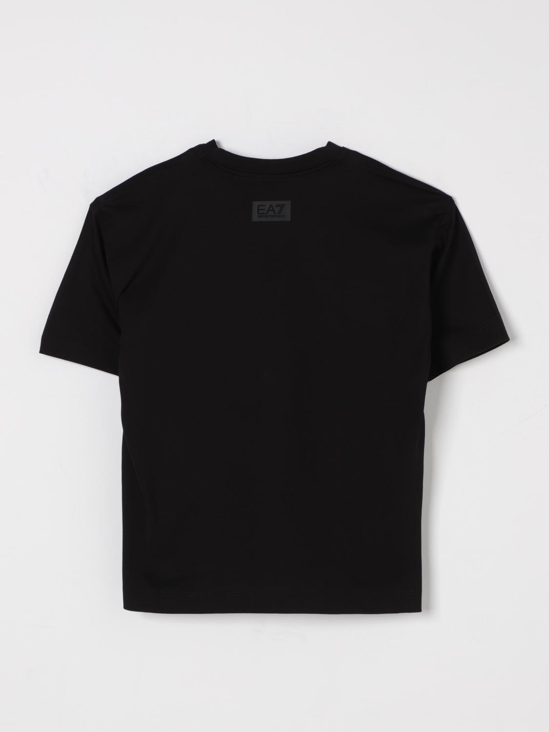 Ea7 T Shirt Kids Black