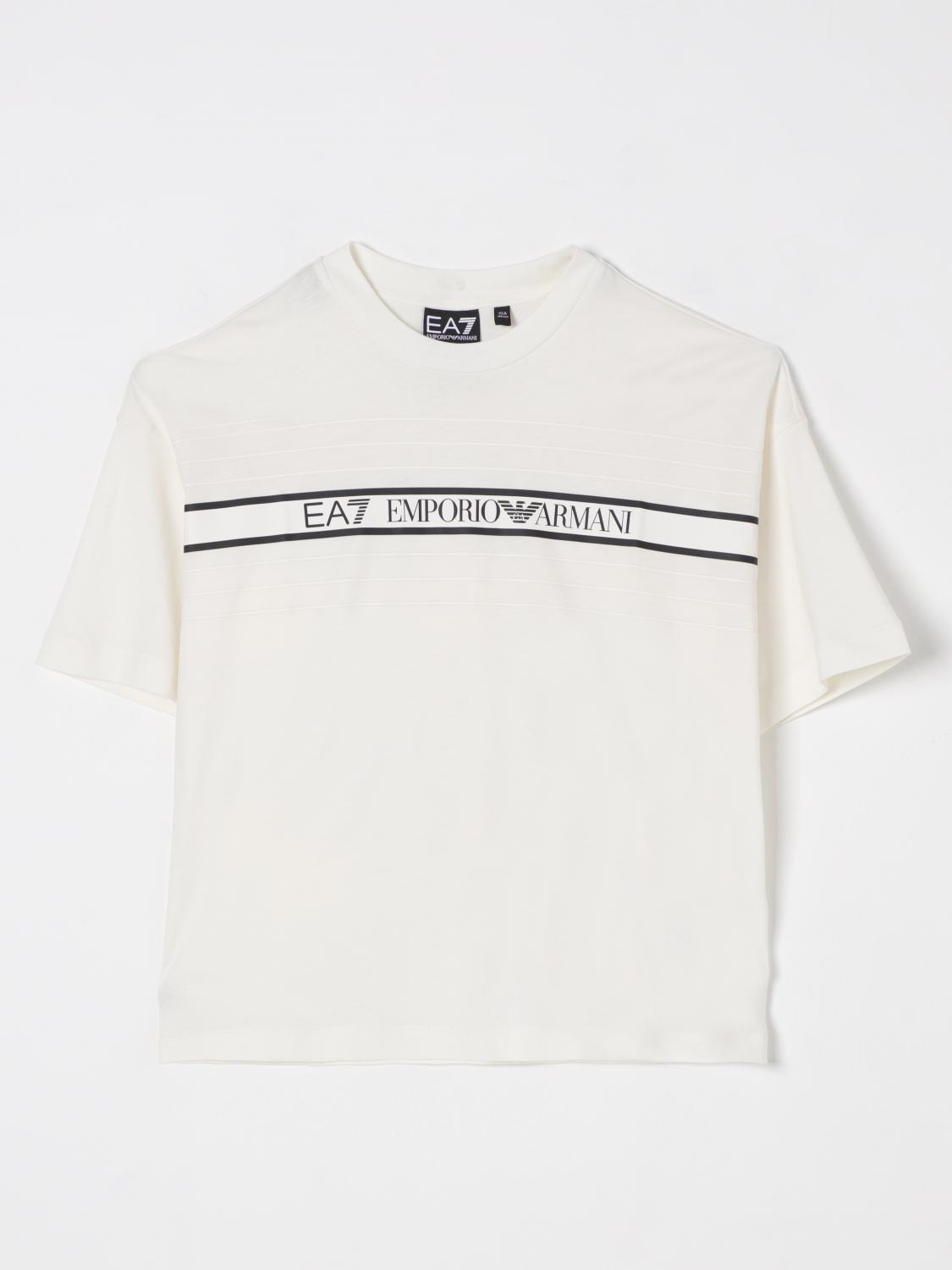 Ea7 T Shirt Kids Black