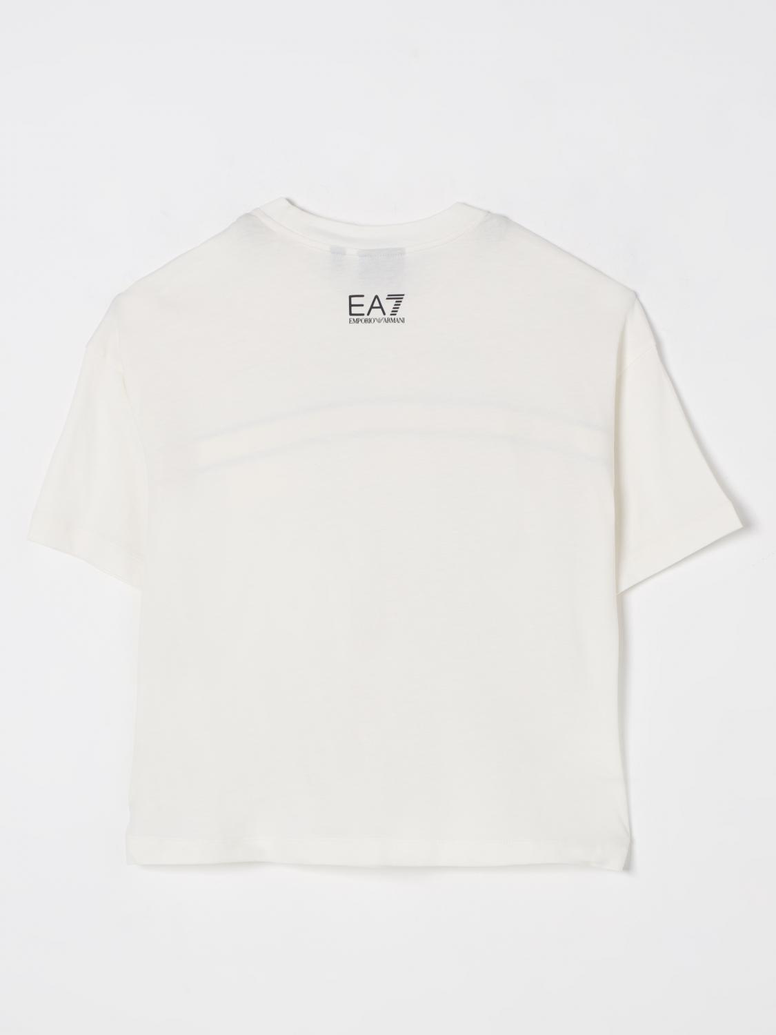 Ea7 T Shirt Kids Black