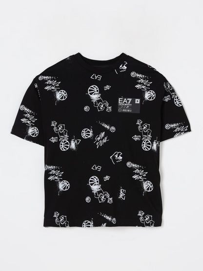 Ea7 T Shirt Kids Black