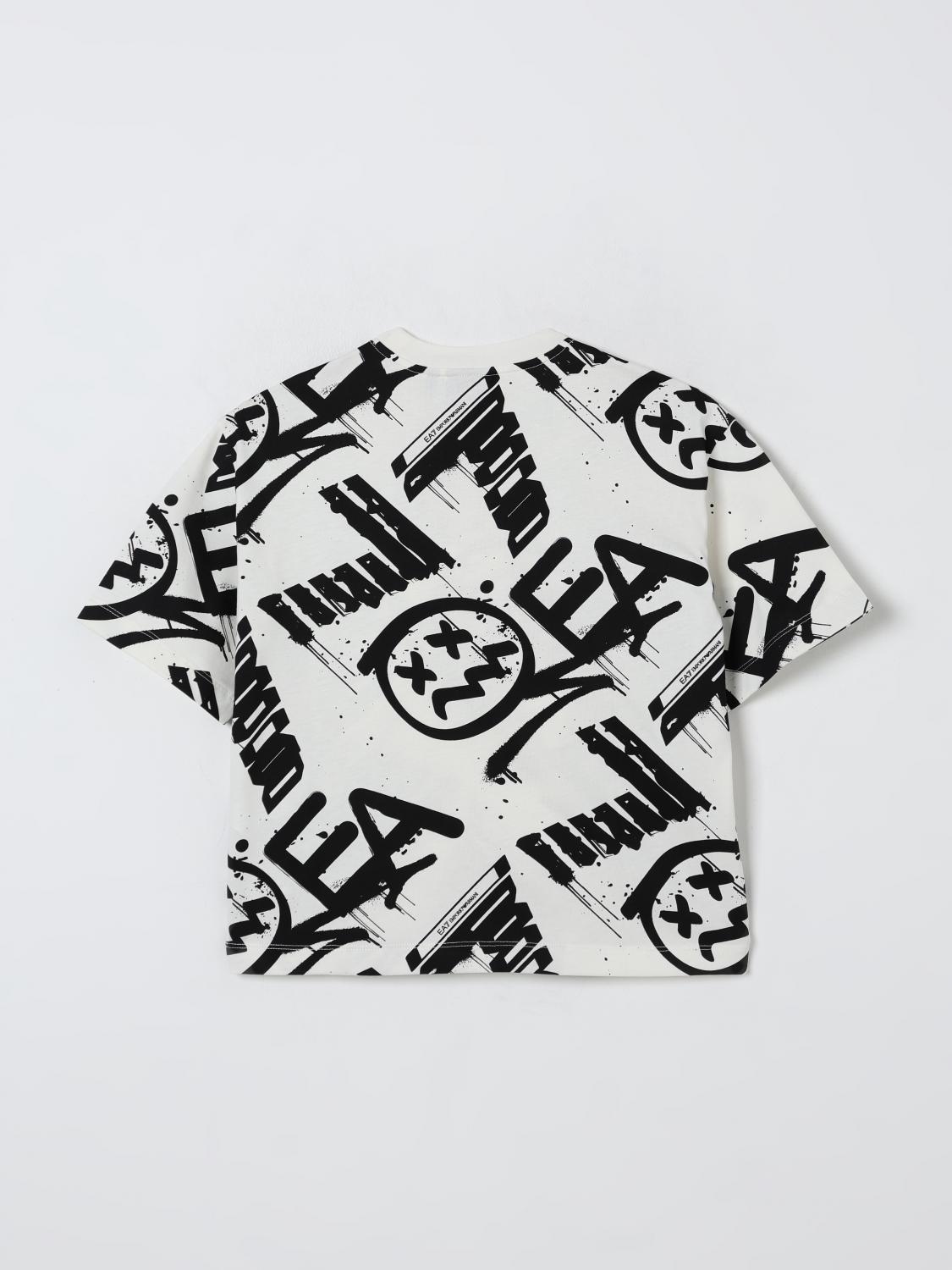 Ea7 T Shirt Kids Black