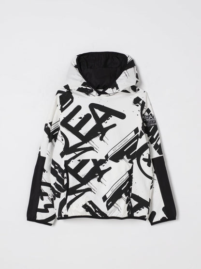 Ea7 Sweater Kids Ivory