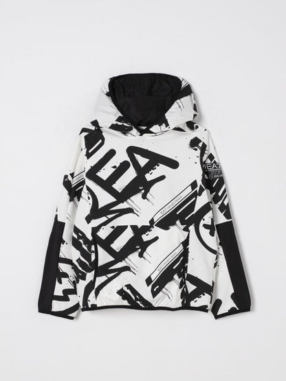 Ea7 Sweater Kids Ivory