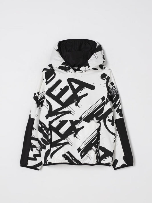 Ea7 Sweater Kids Ivory