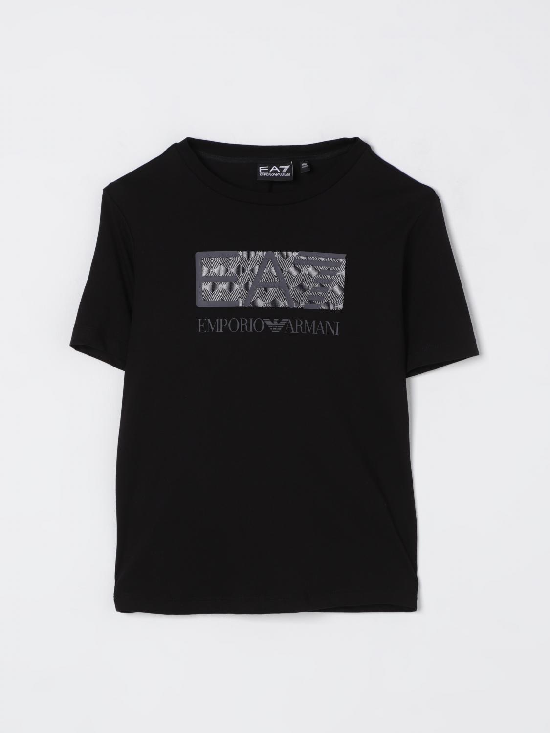 Ea7 T Shirt Kids Black