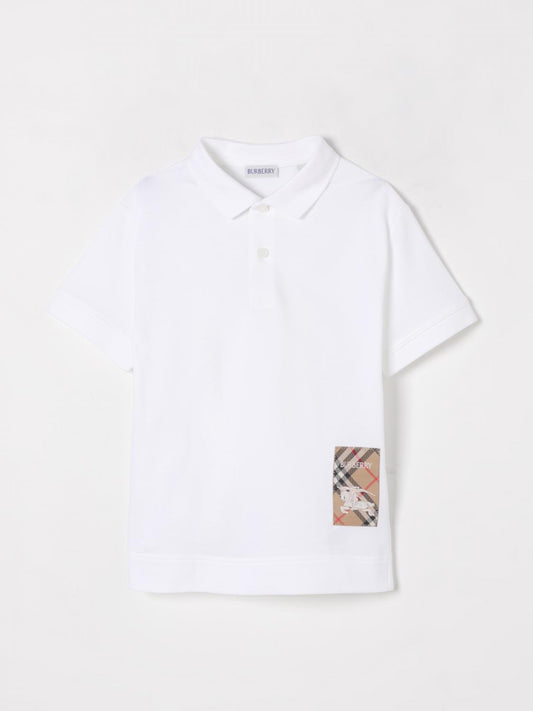 Burberry Polo Shirt Kids White
