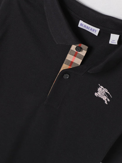 Burberry Polo Shirt Kids Black