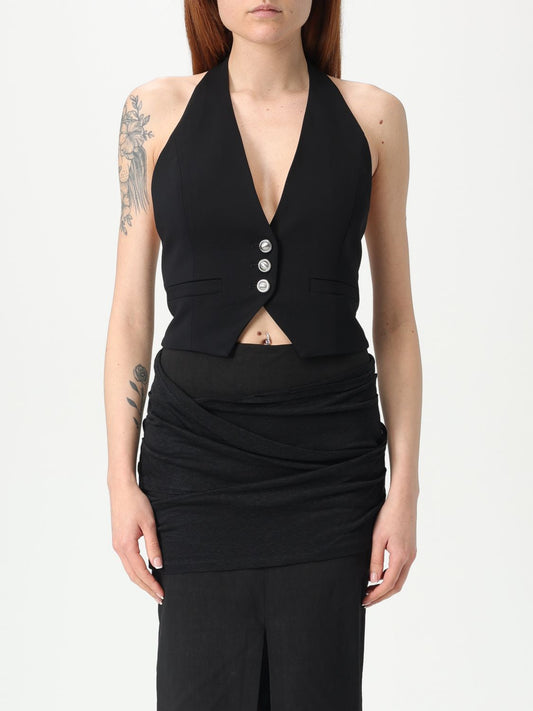 Pinko Waistcoat Woman Black