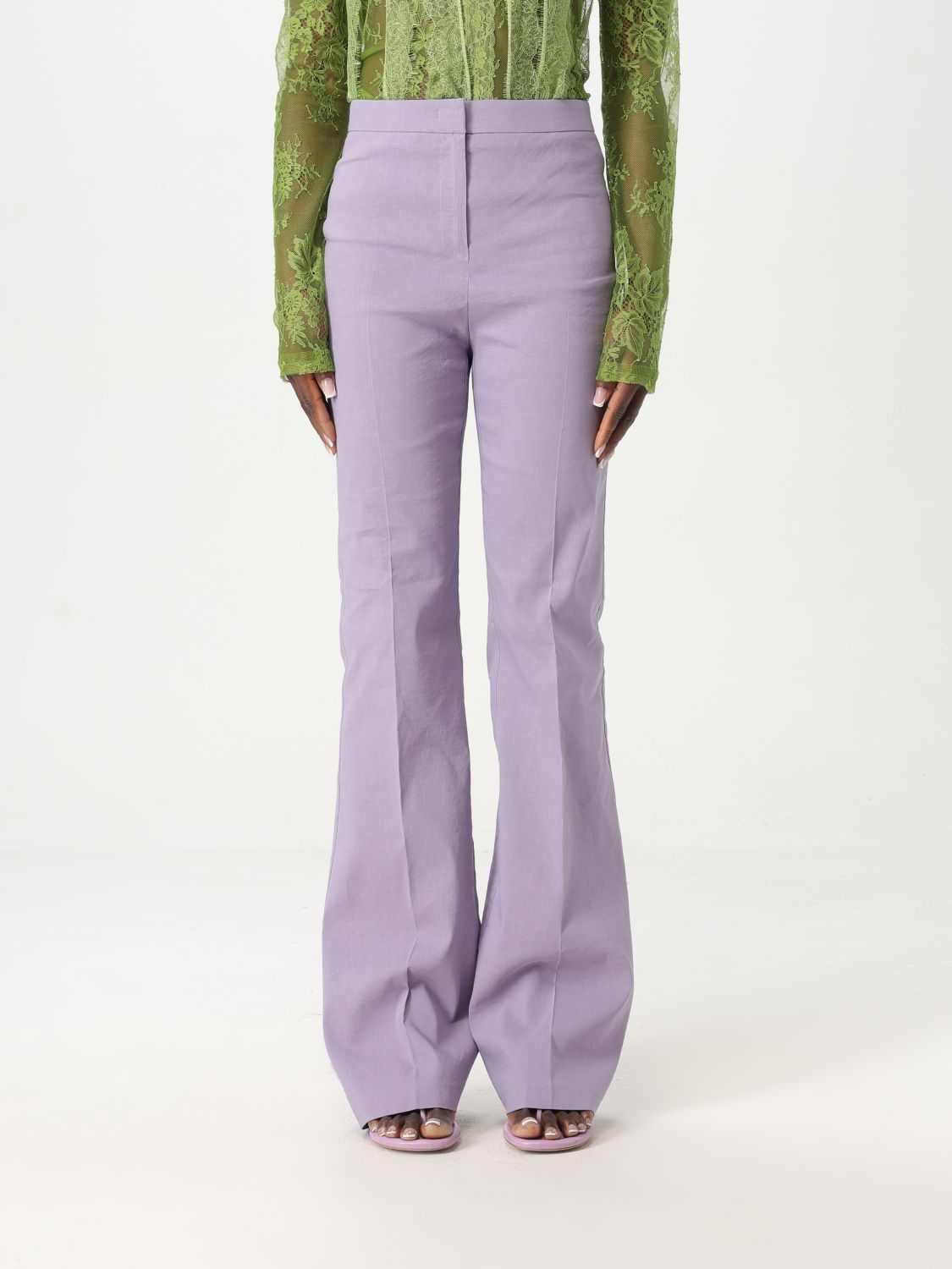 Pinko Pants Woman Brown
