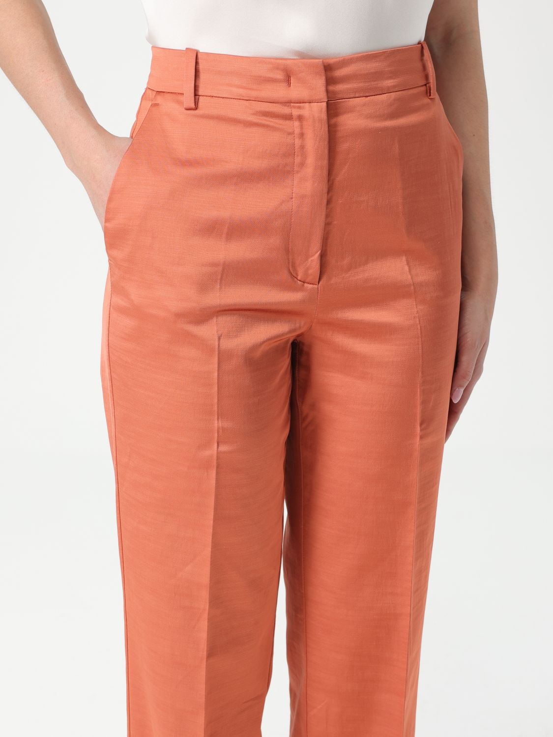 Pinko Pants Woman Burnt