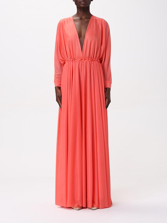 Pinko Dress Woman Coral