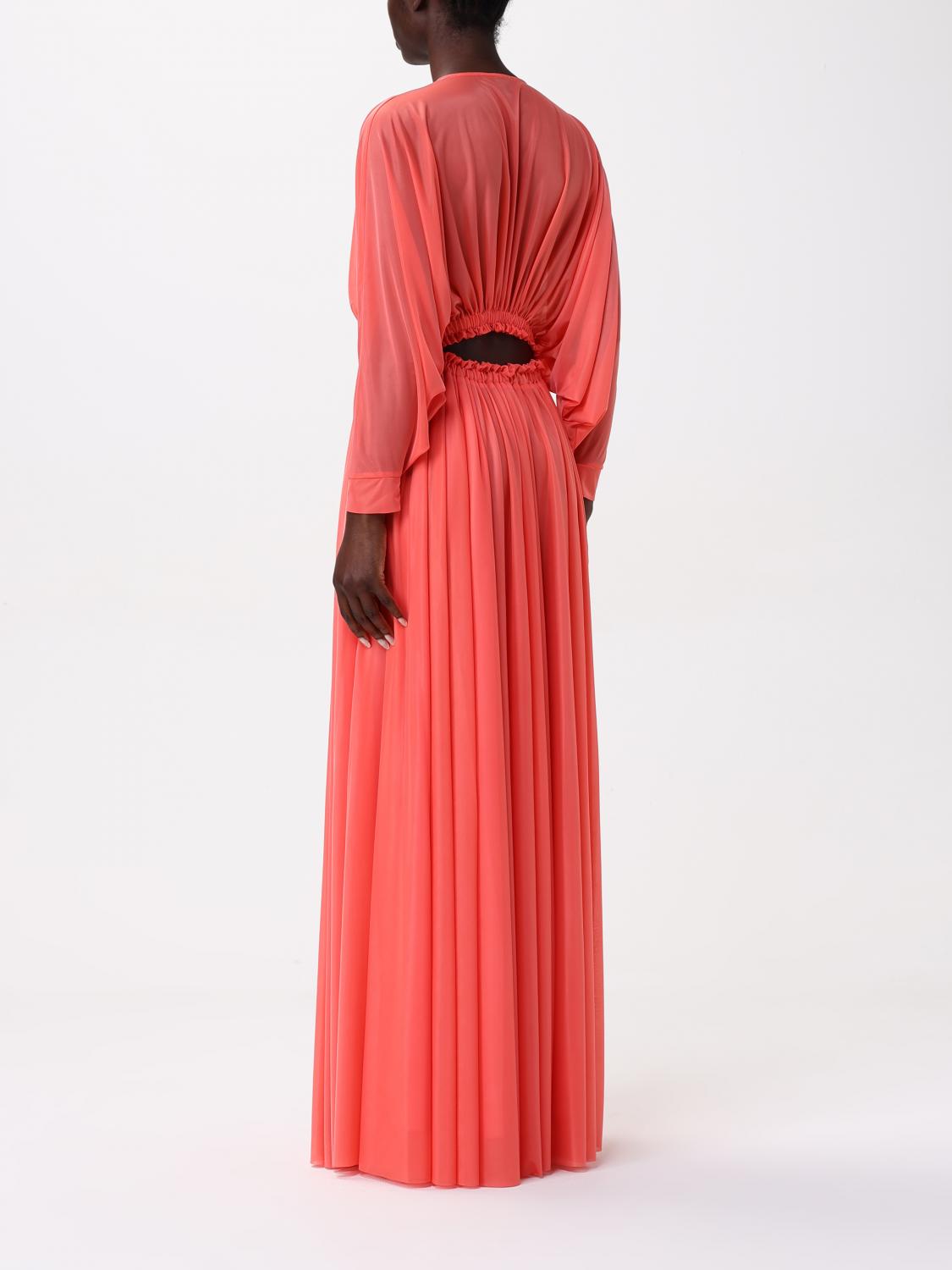 Pinko Dress Woman Coral