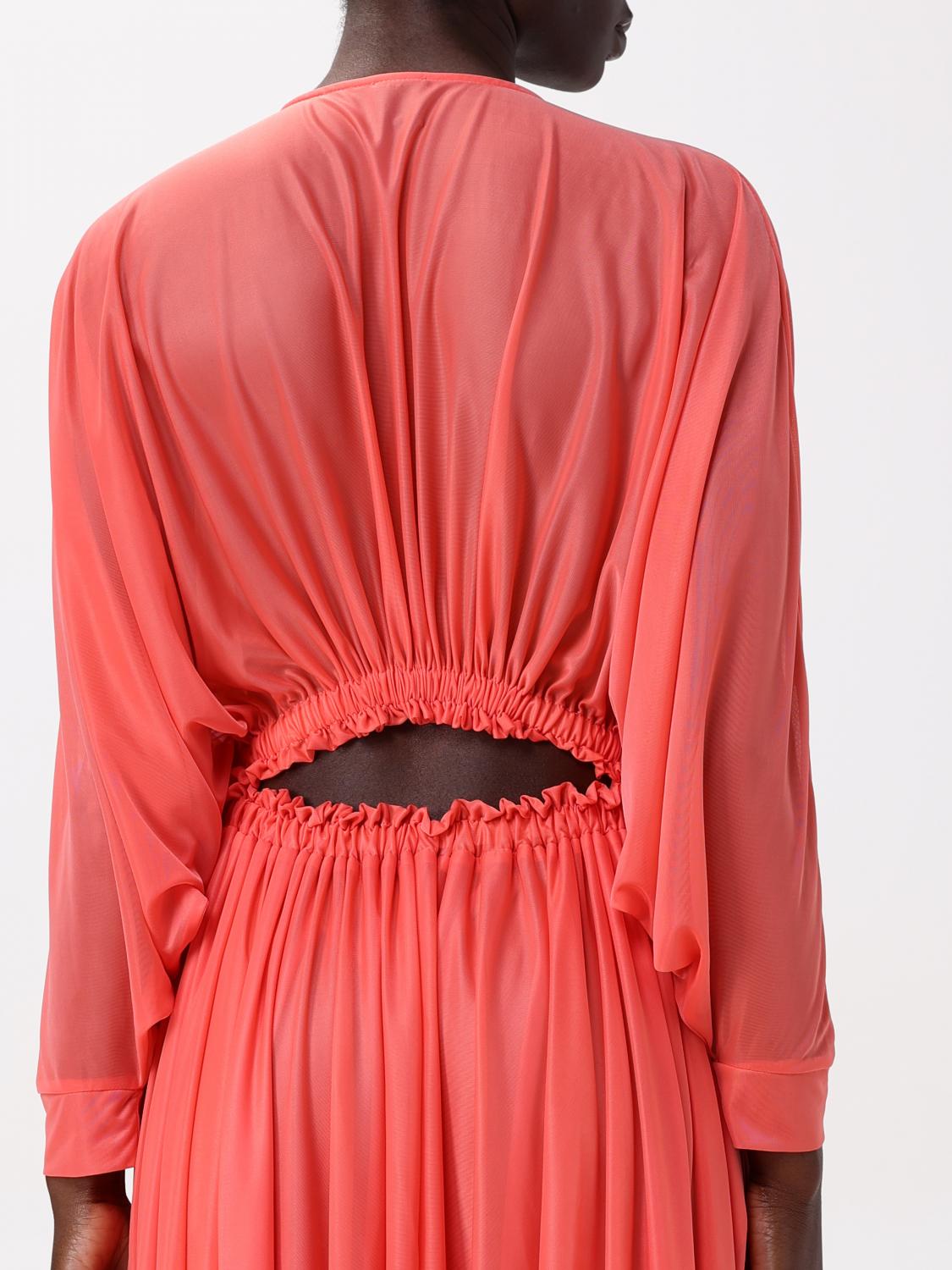 Pinko Dress Woman Coral