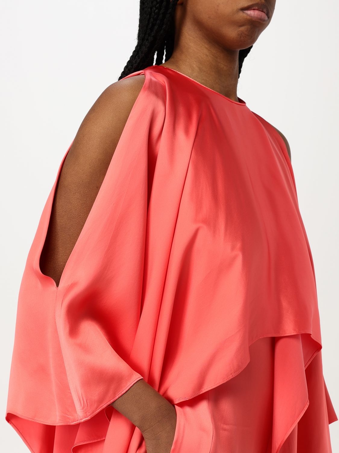 Pinko Dress Woman Coral