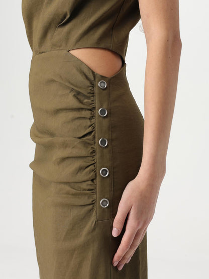 Pinko Dress Woman Military