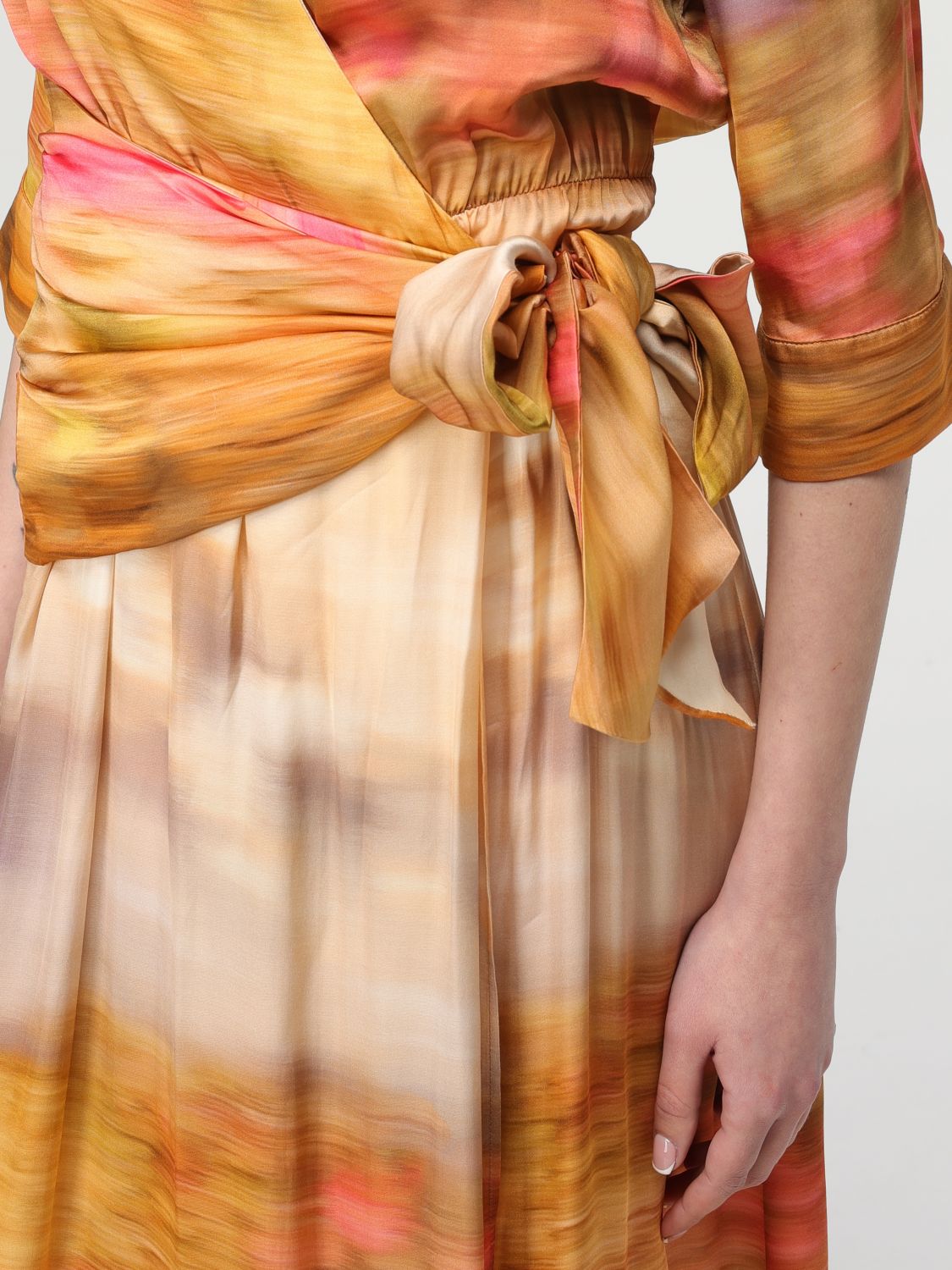 Pinko Dress Woman Beige