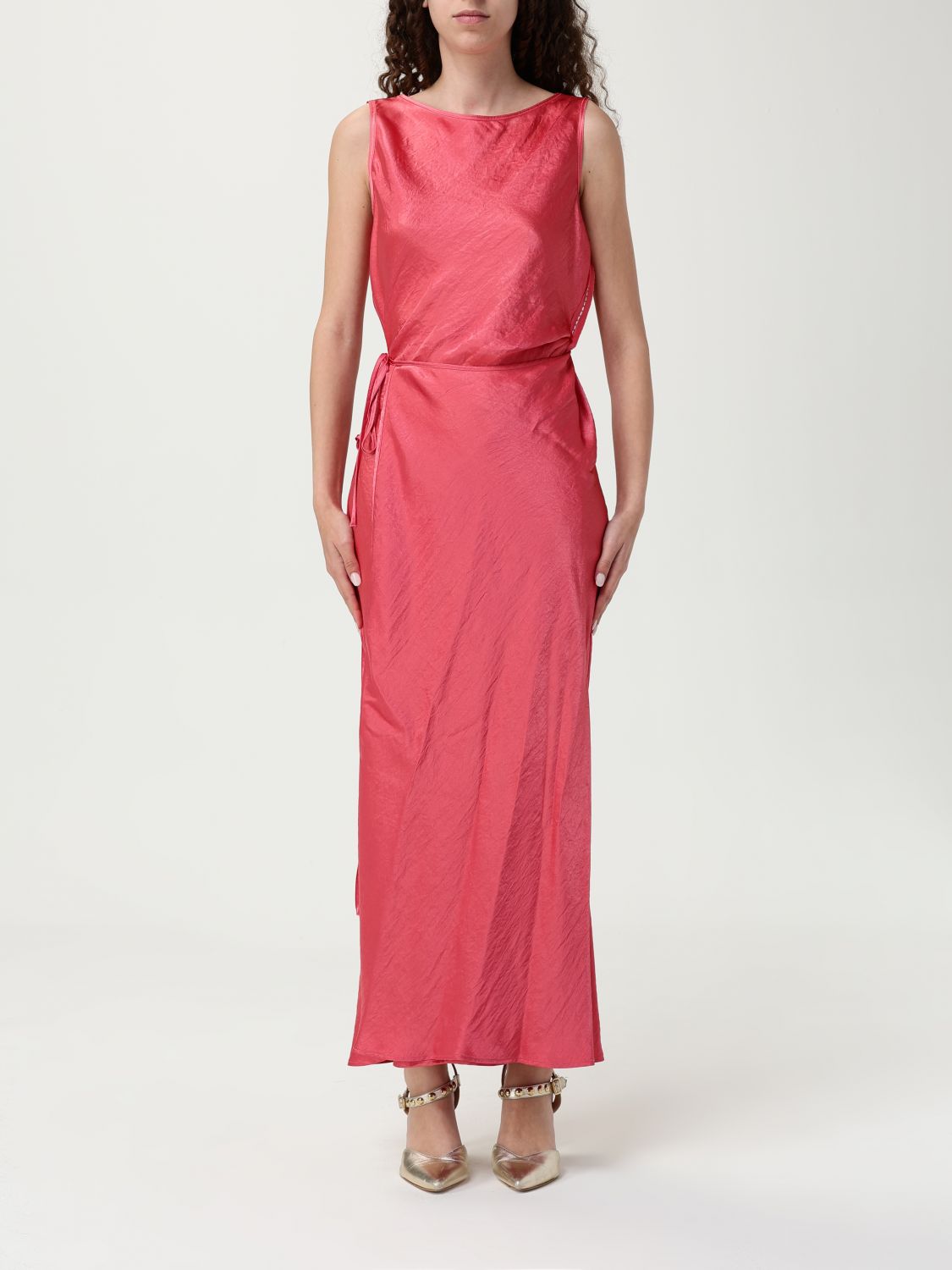 Pinko Dress Woman Coral