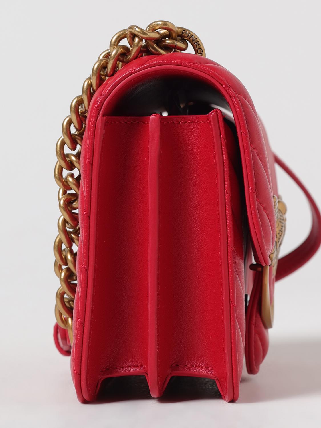 Pinko Mini Bag Woman Beige