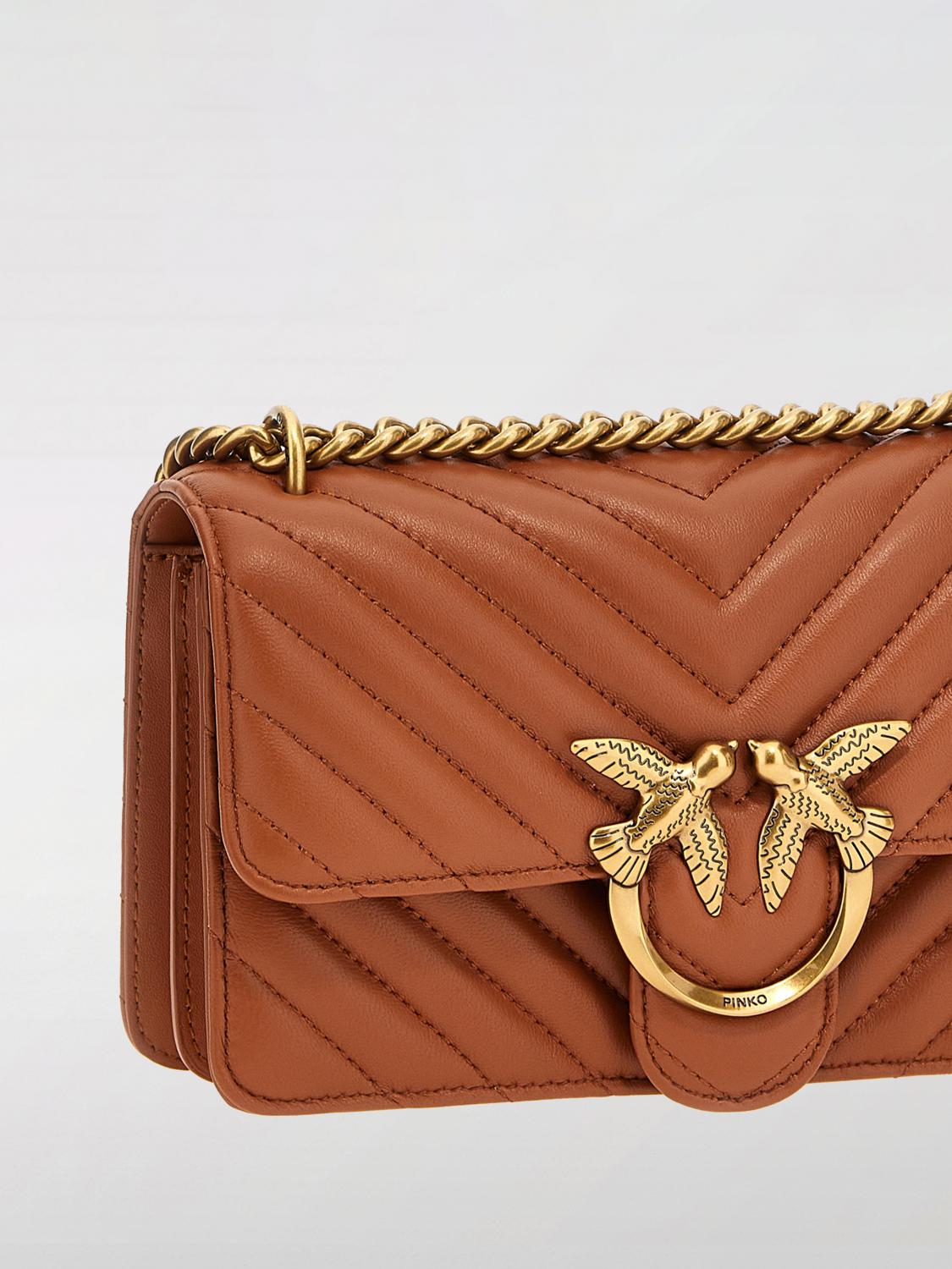 Pinko Mini Bag Woman Beige