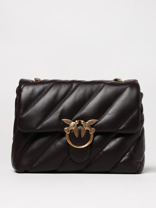 Pinko Crossbody Bags Woman Brown