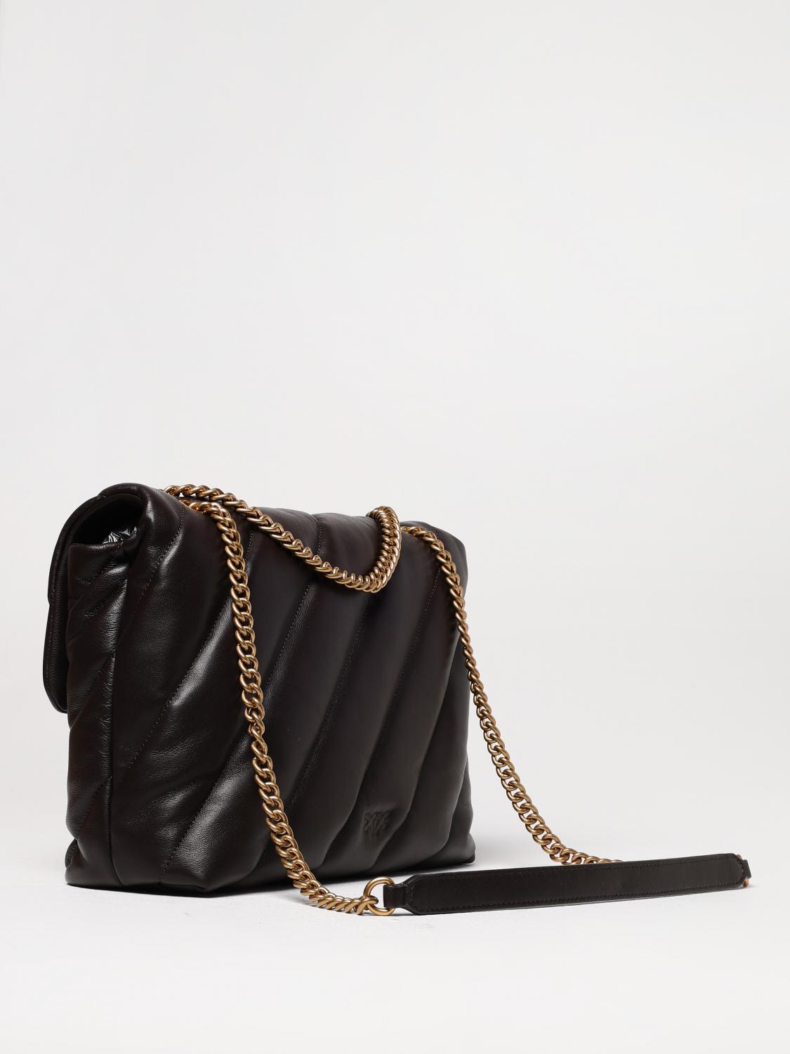 Pinko Crossbody Bags Woman Brown