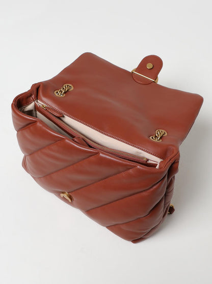 Pinko Crossbody Bags Woman Brown