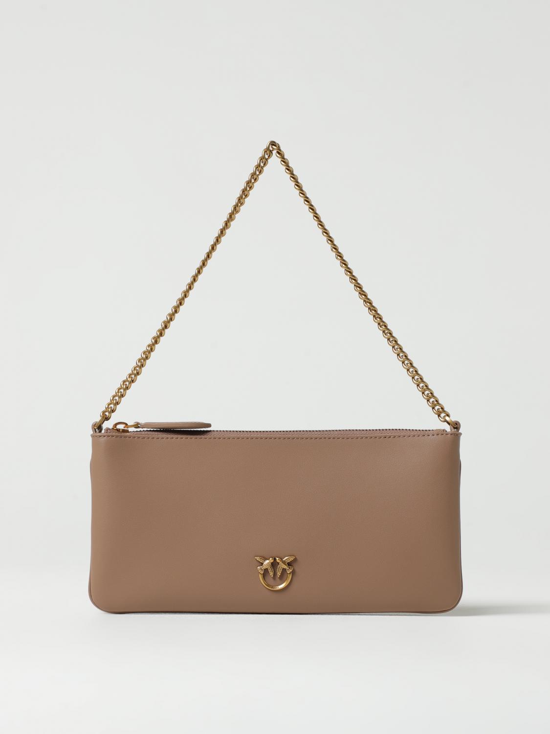 Pinko Shoulder Bag Woman Beige