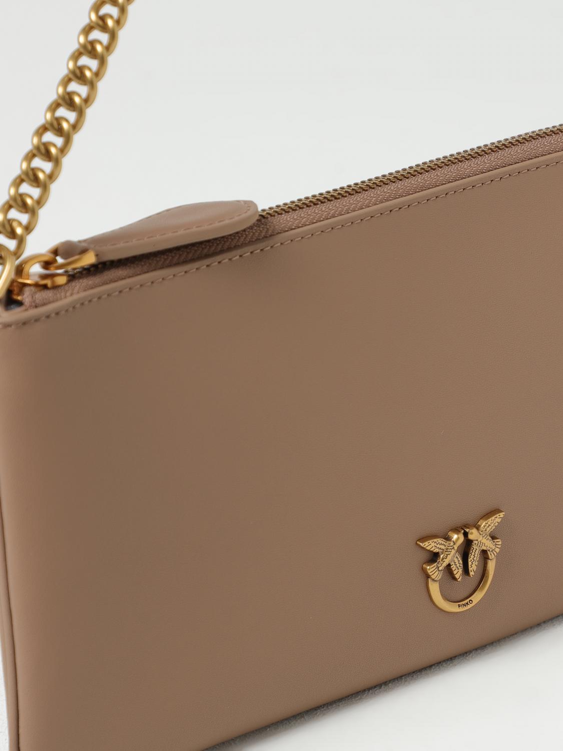 Pinko Shoulder Bag Woman Beige