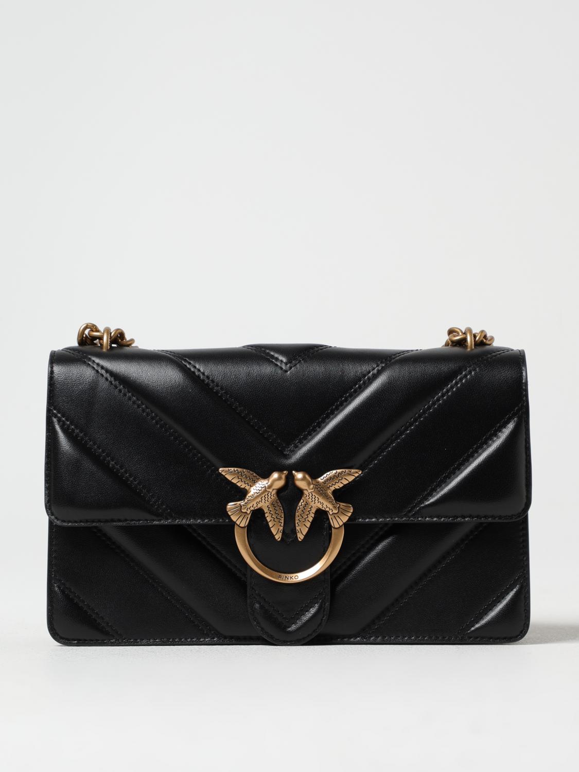 Pinko Crossbody Bags Woman Beige