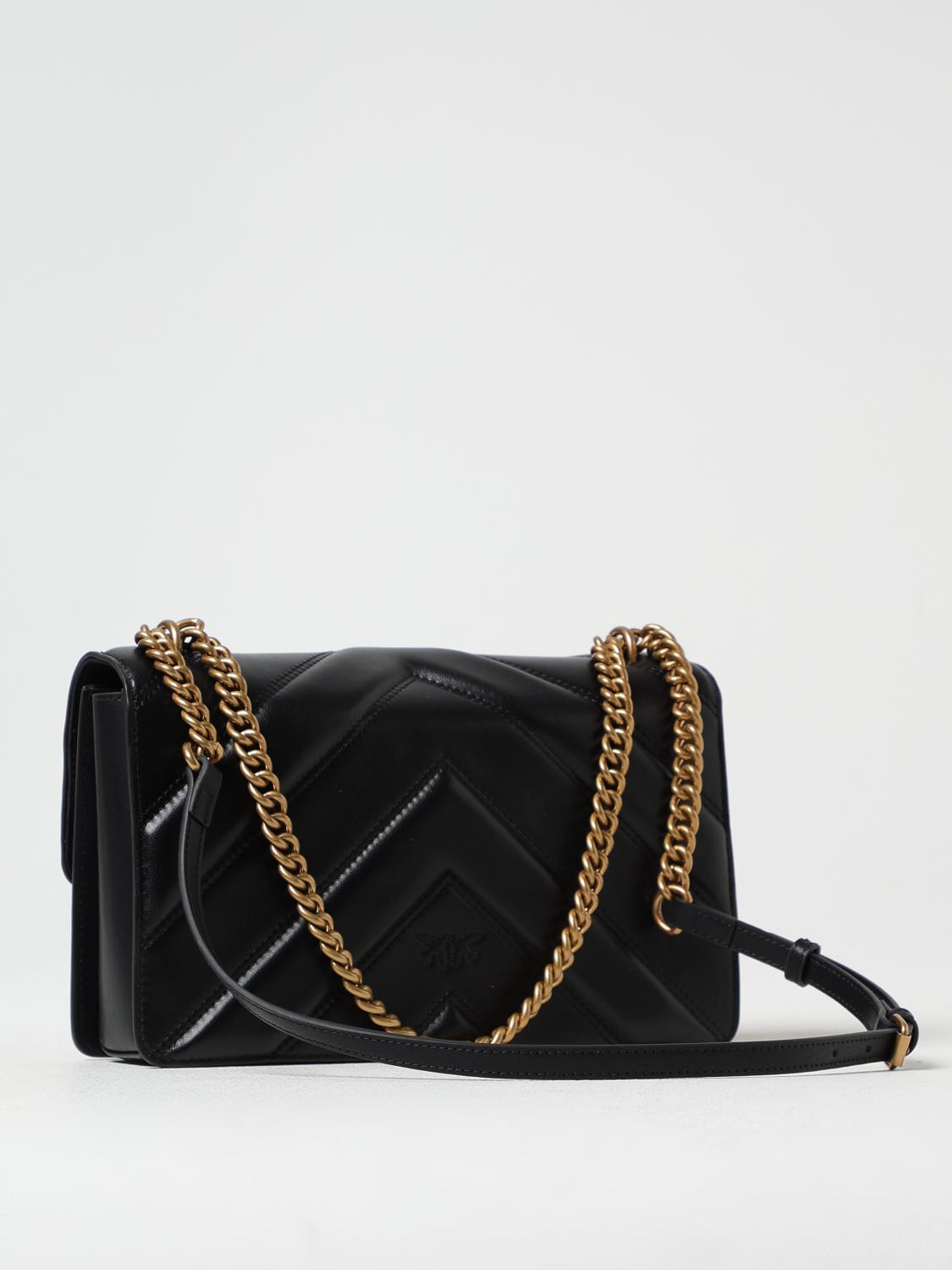 Pinko Crossbody Bags Woman Beige