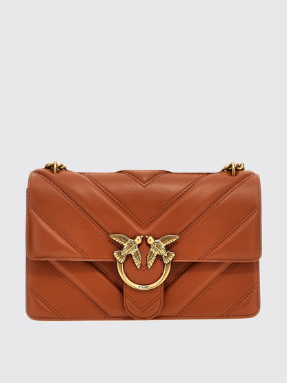 Pinko Crossbody Bags Woman Beige