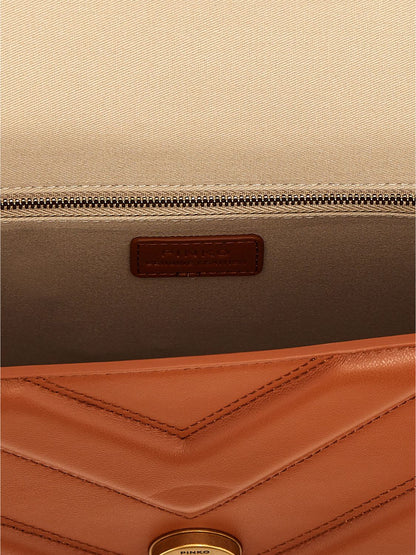 Pinko Crossbody Bags Woman Beige