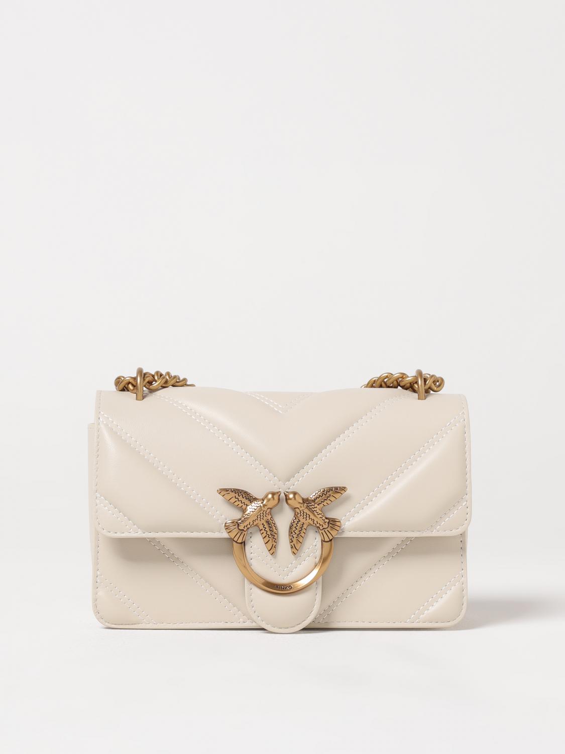 Pinko Mini Bag Woman Beige