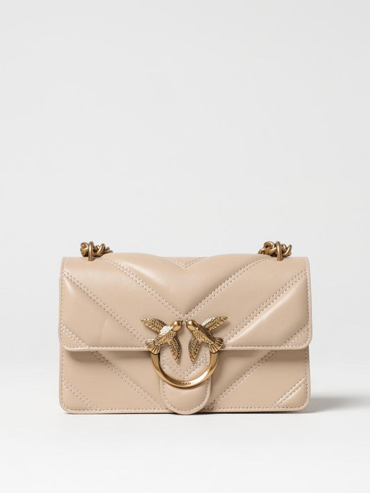 Pinko Mini Bag Woman Beige