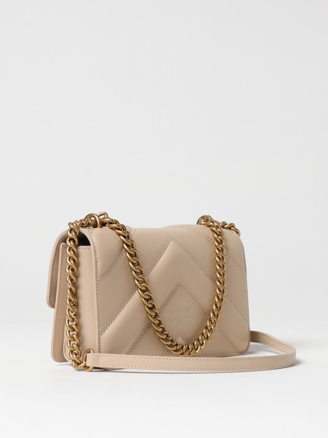 Pinko Mini Bag Woman Beige