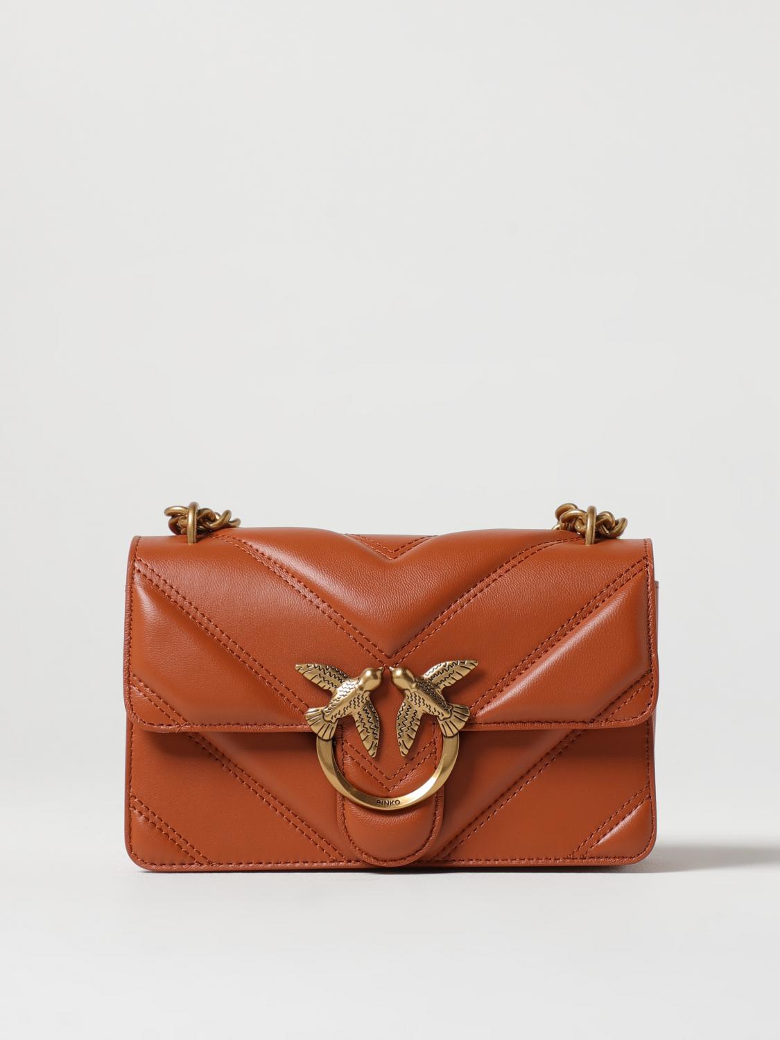 Pinko Mini Bag Woman Beige