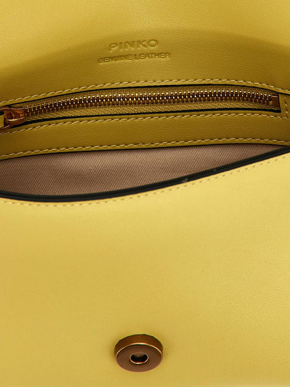 Pinko Mini Bag Woman Beige