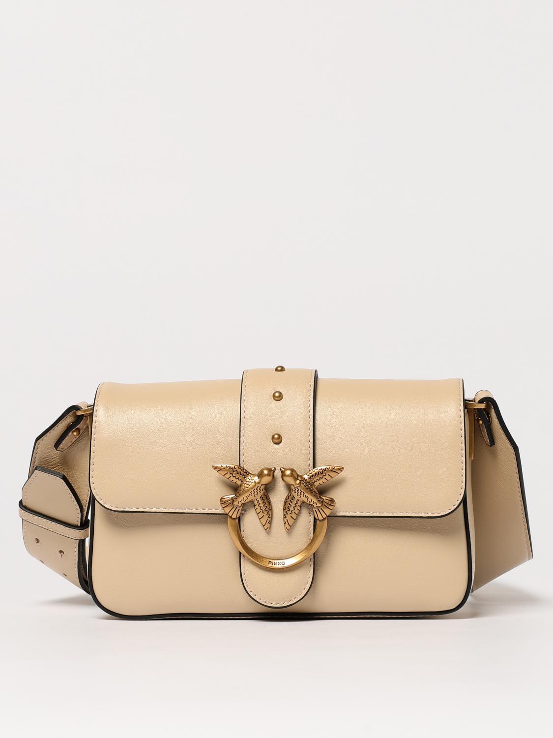 Pinko Mini Bag Woman Beige