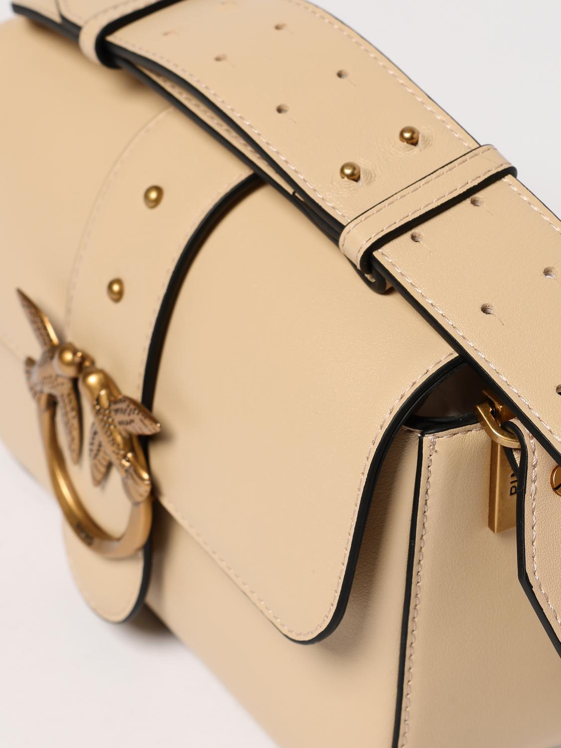 Pinko Mini Bag Woman Beige